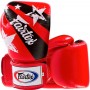 Fairtex BGV1 Боксерские Перчатки Тайский Бокс "Nation Print" Красные